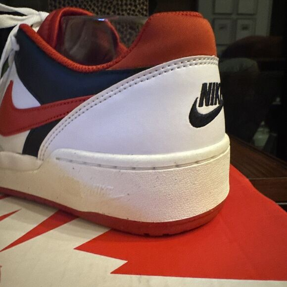 New Size 8 Nike FB1362-102 Men\'s Full Force Low Shoes Sneaker Red White main image 7